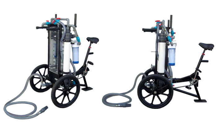 PedalPure™ water filtration system