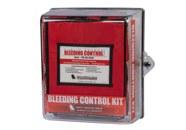 Public Access Bleeding Control Stations - 8-Pack Nylon