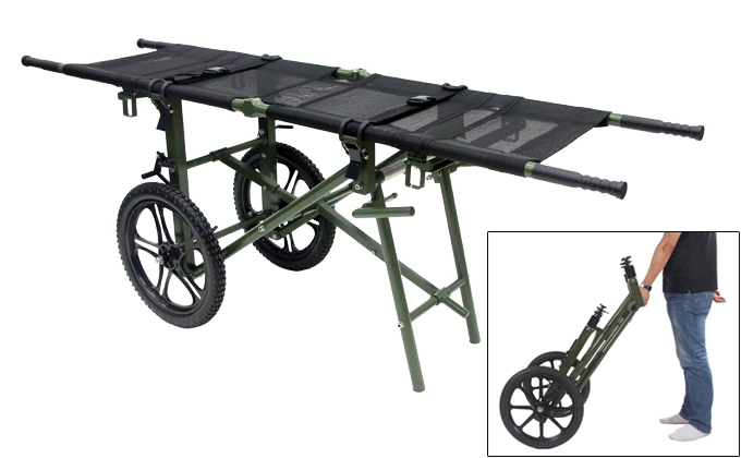 Stretcher Wheel Cart/Wheeled Litter Carrier